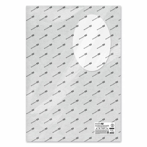 Бумага для акварели 460x660 мм Brauberg Art Premiere 10 листов, 300 г/м2, хлопок 100% 113231 , 